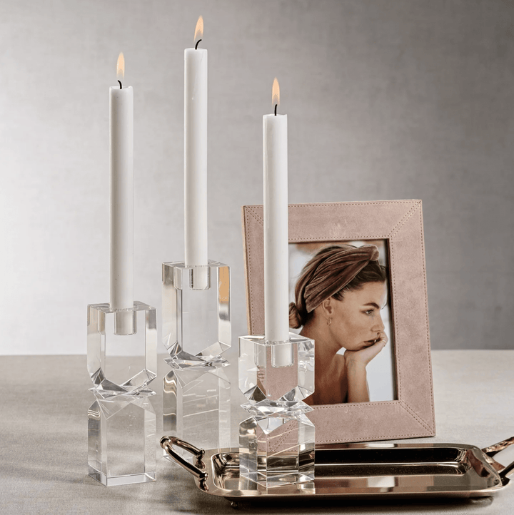 Vienna Artistry Crystal Candle Holder - Short - The Collective Park City