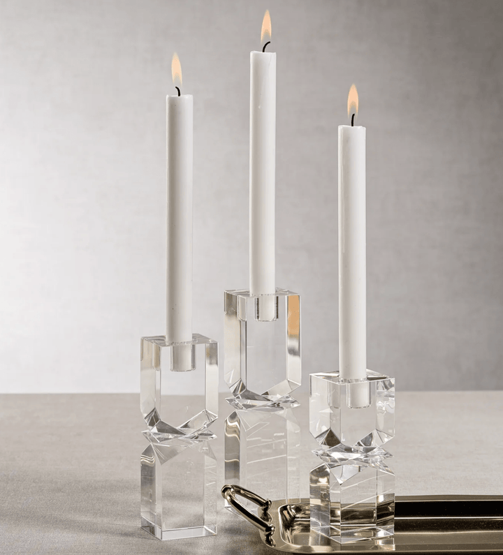Vienna Artistry Crystal Candle Holder - Short - The Collective Park City