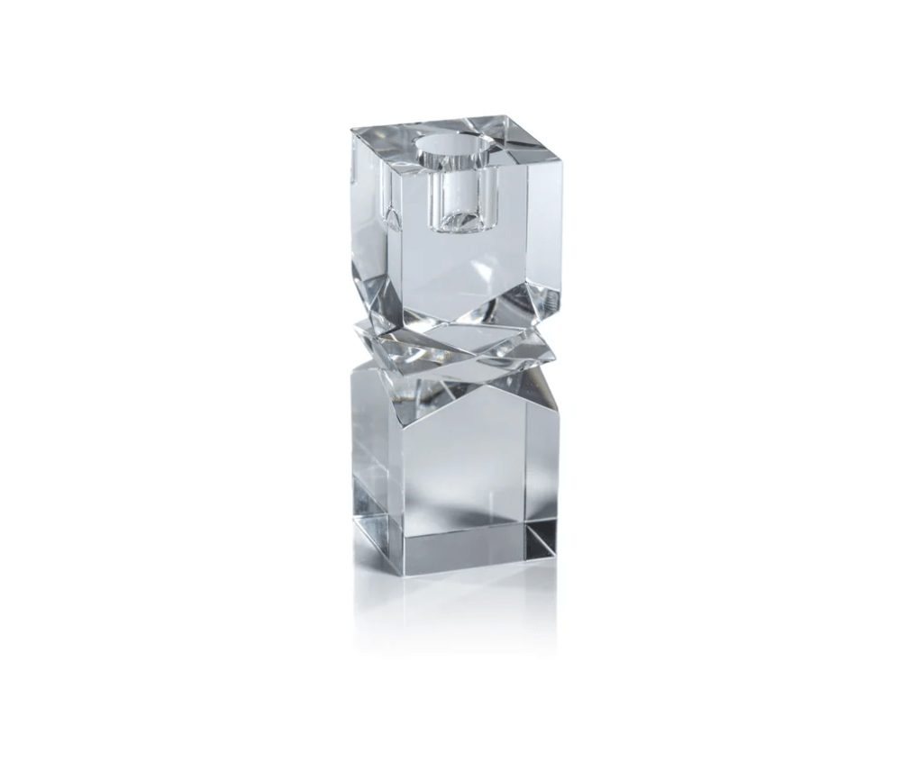 Vienna Artistry Crystal Candle Holder - Short - The Collective Park City