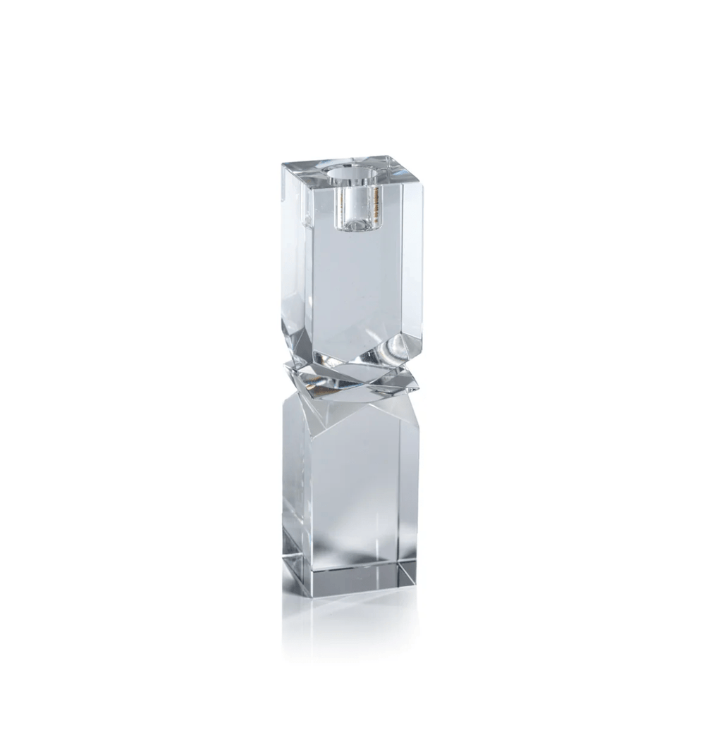 Vienna Artistry Crystal Candle Holder - Tall - The Collective Park City