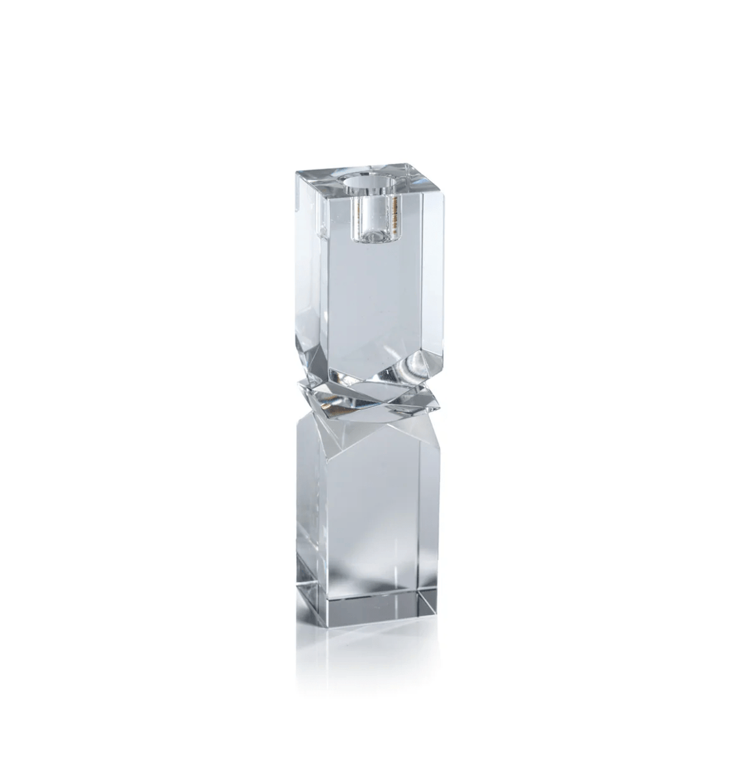 Vienna Artistry Crystal Candle Holder - Tall - The Collective Park City