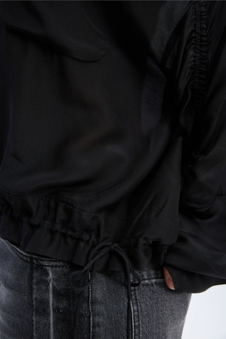 Vigil Button Down Blouse - Black - The Collective Park City