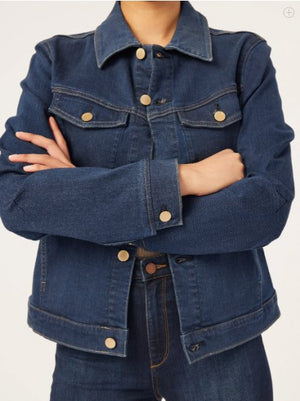 Vika Denim Jacket - Mediterranean - The Collective Park City