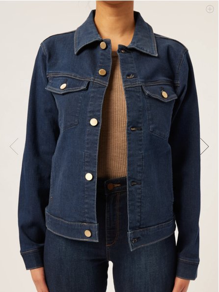 Vika Denim Jacket - Mediterranean - The Collective Park City