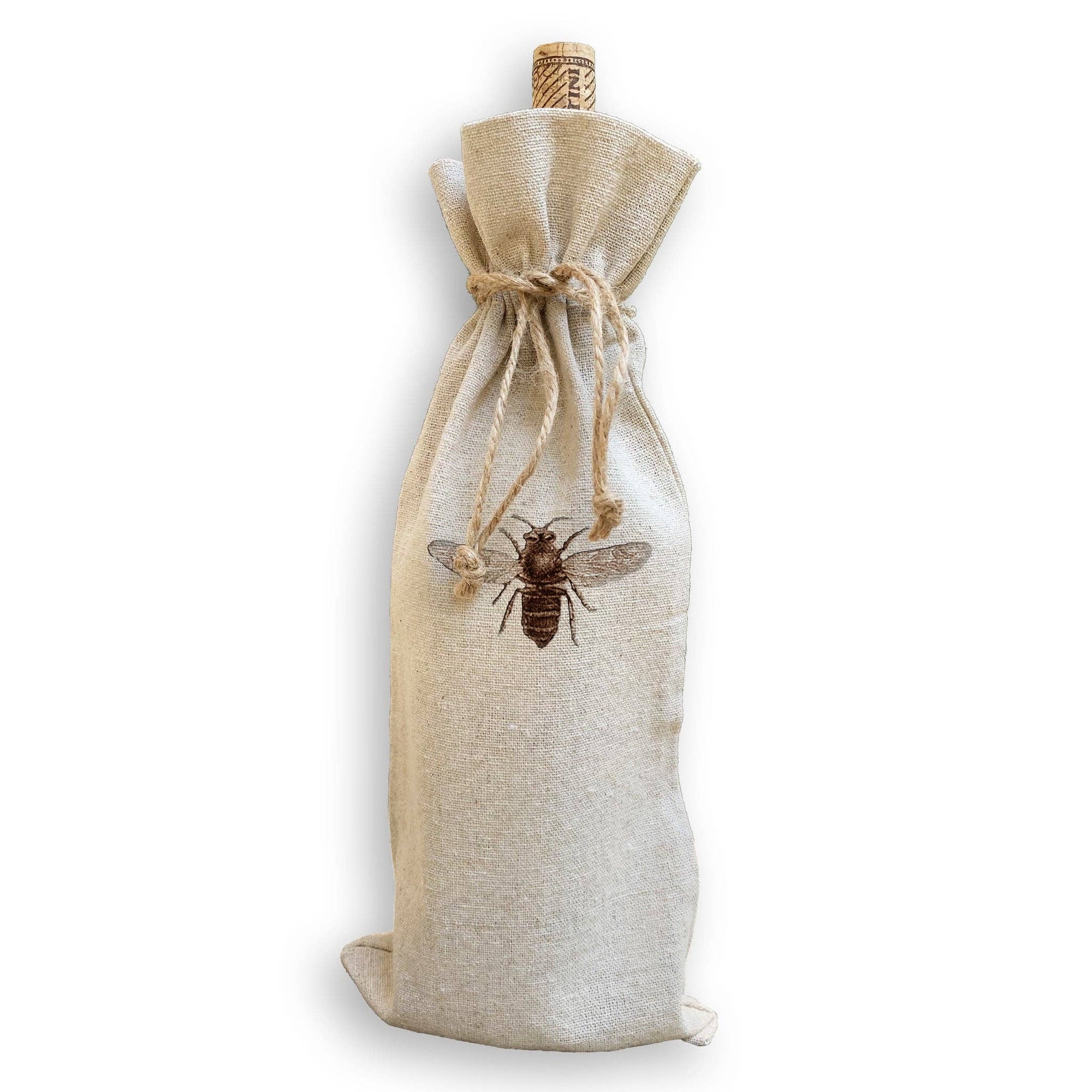 Vintage Bee: White Guest Towel / - The Collective Park City