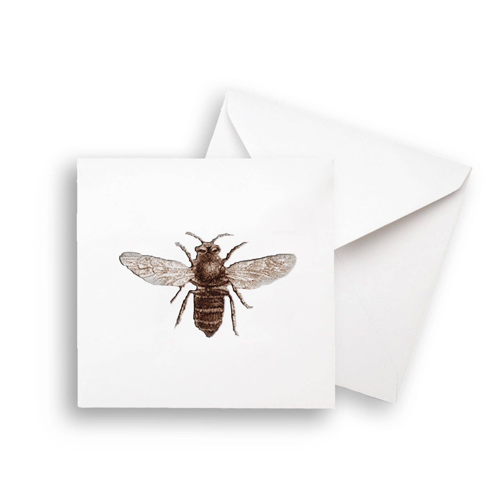 Vintage Bee: White Guest Towel / - The Collective Park City