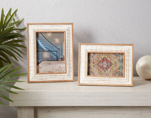 Vintage Distressed Wood Photo Frame - The Collective Park City