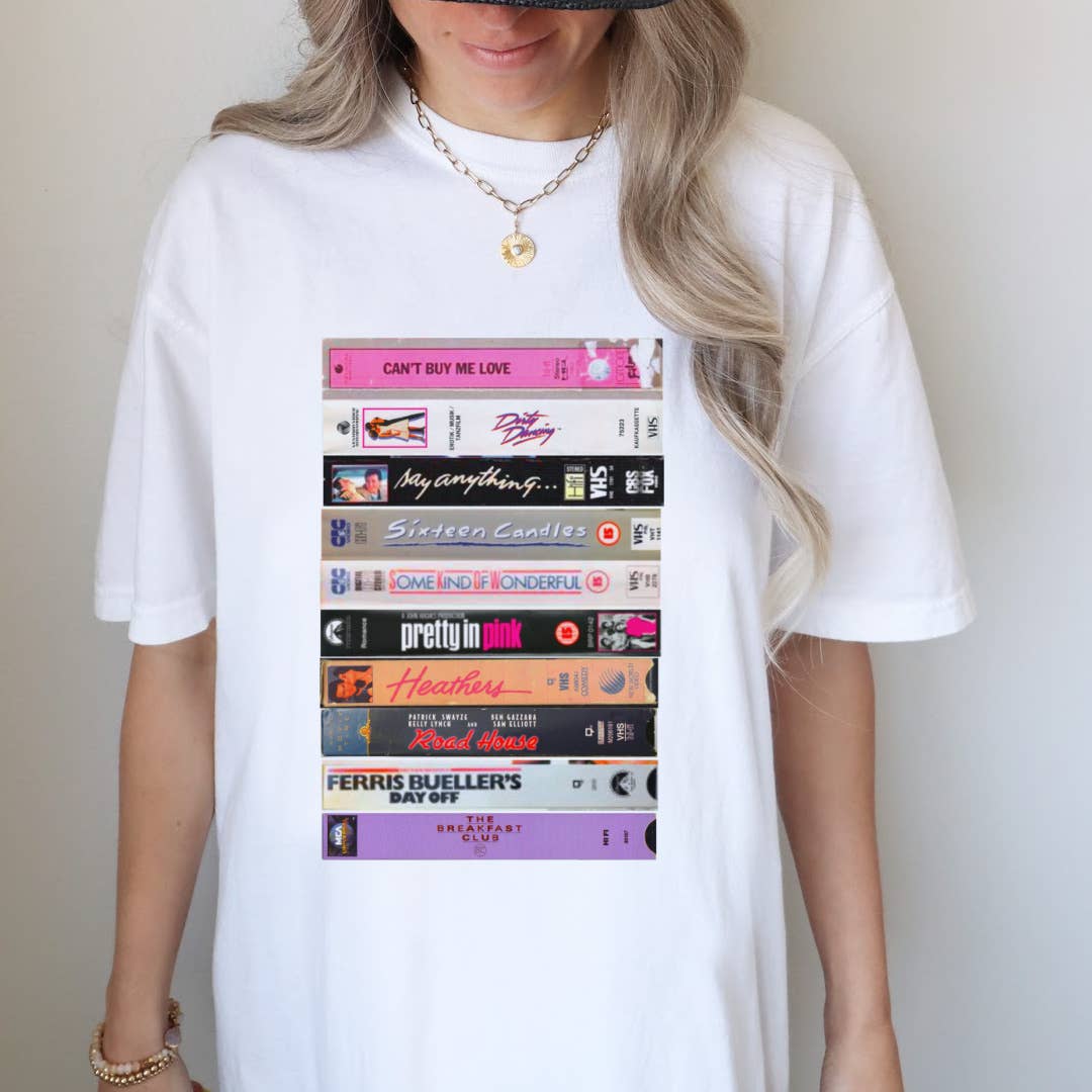 Vintage VHS Movies Graphic Tee - The Collective Park City