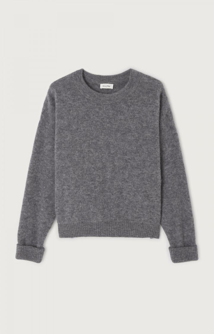 Vitow Crew Neck Sweater - Steel Melange - The Collective Park City