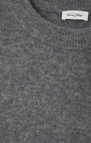 Vitow Crew Neck Sweater - Steel Melange - The Collective Park City