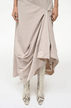 Wally Western Tall Boot - White Snake - The Collective Park City