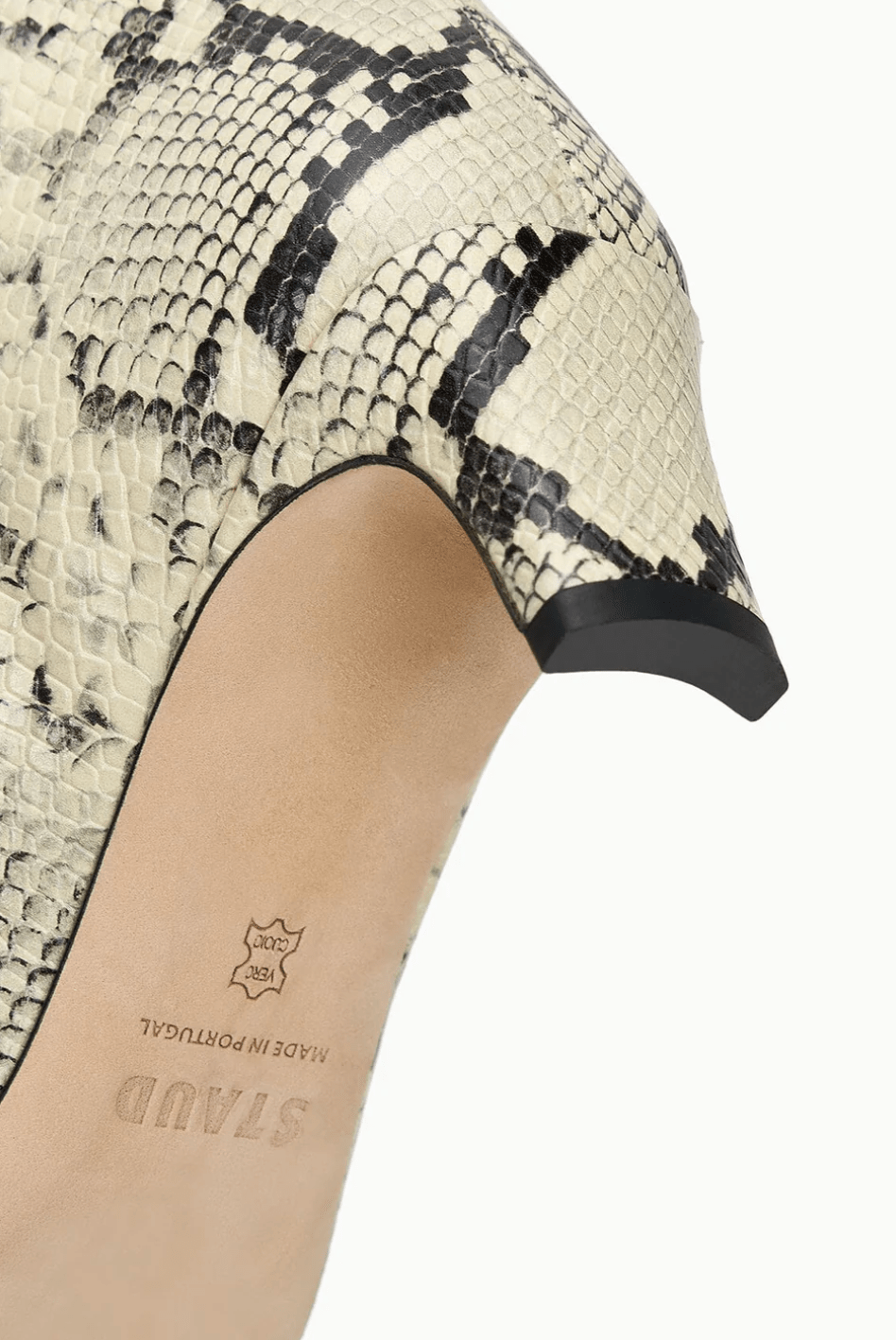 Wally Western Tall Boot - White Snake - The Collective Park City