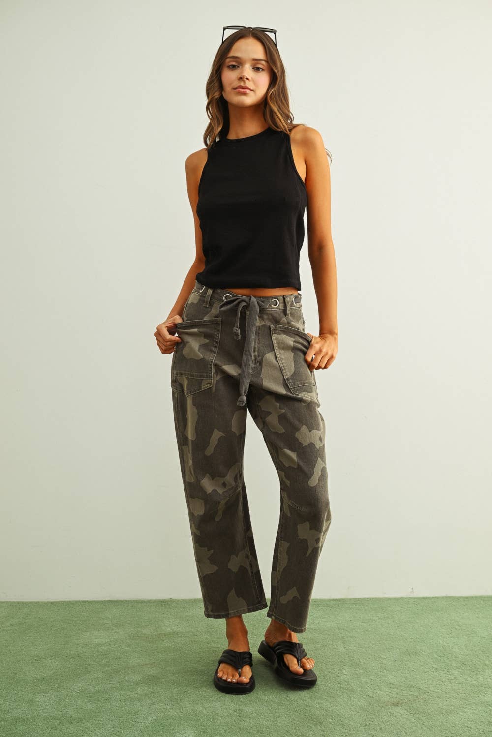Washed Cotton Rib Tank - The Collective Park City