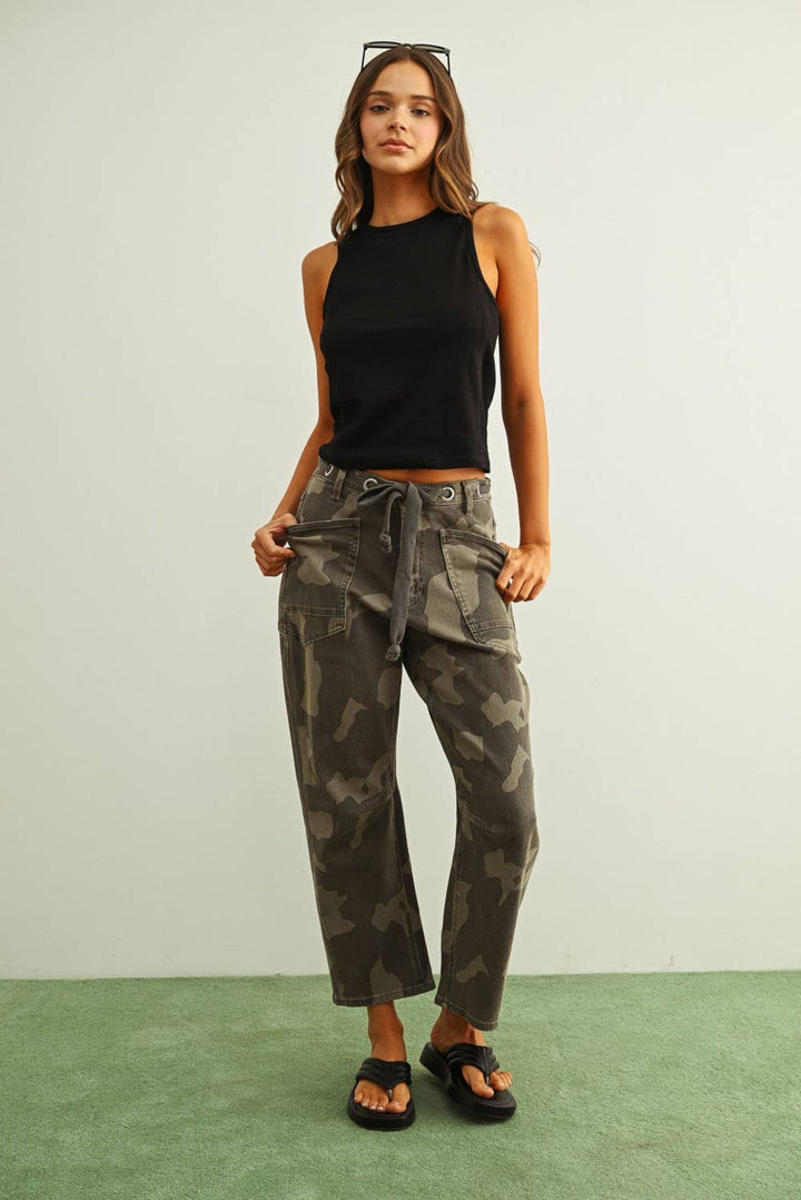 Washed Cotton Rib Tank - The Collective Park City