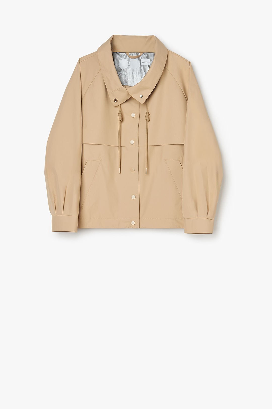 Water Repellent Short Jacket - Sand - The Collective Park City