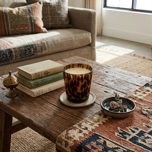 Welcome Home Amber Tortoise Soy Blend Candle - The Collective Park City