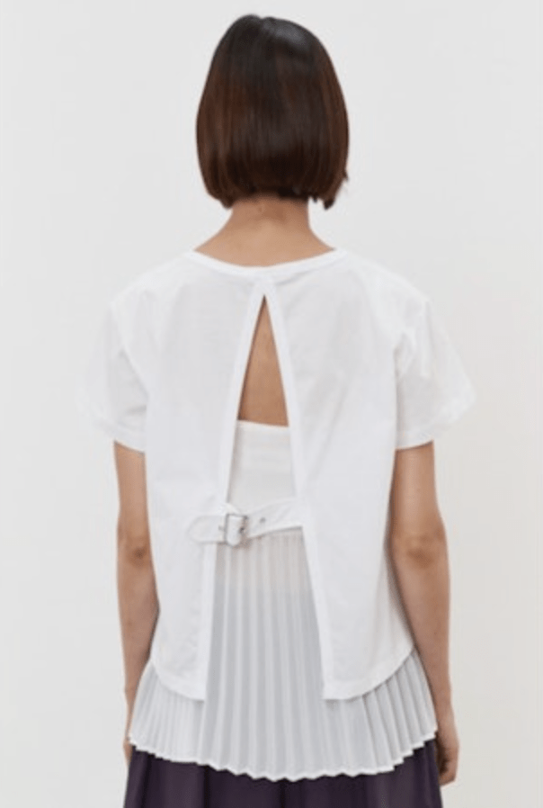 White Layered Blouse - The Collective Park City