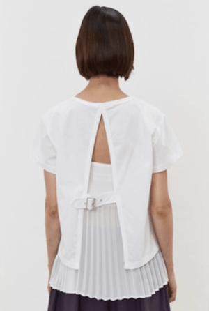 White Layered Blouse - The Collective Park City
