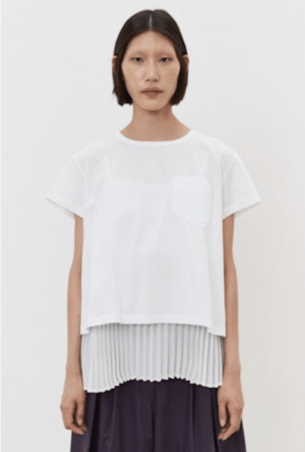 White Layered Blouse - The Collective Park City