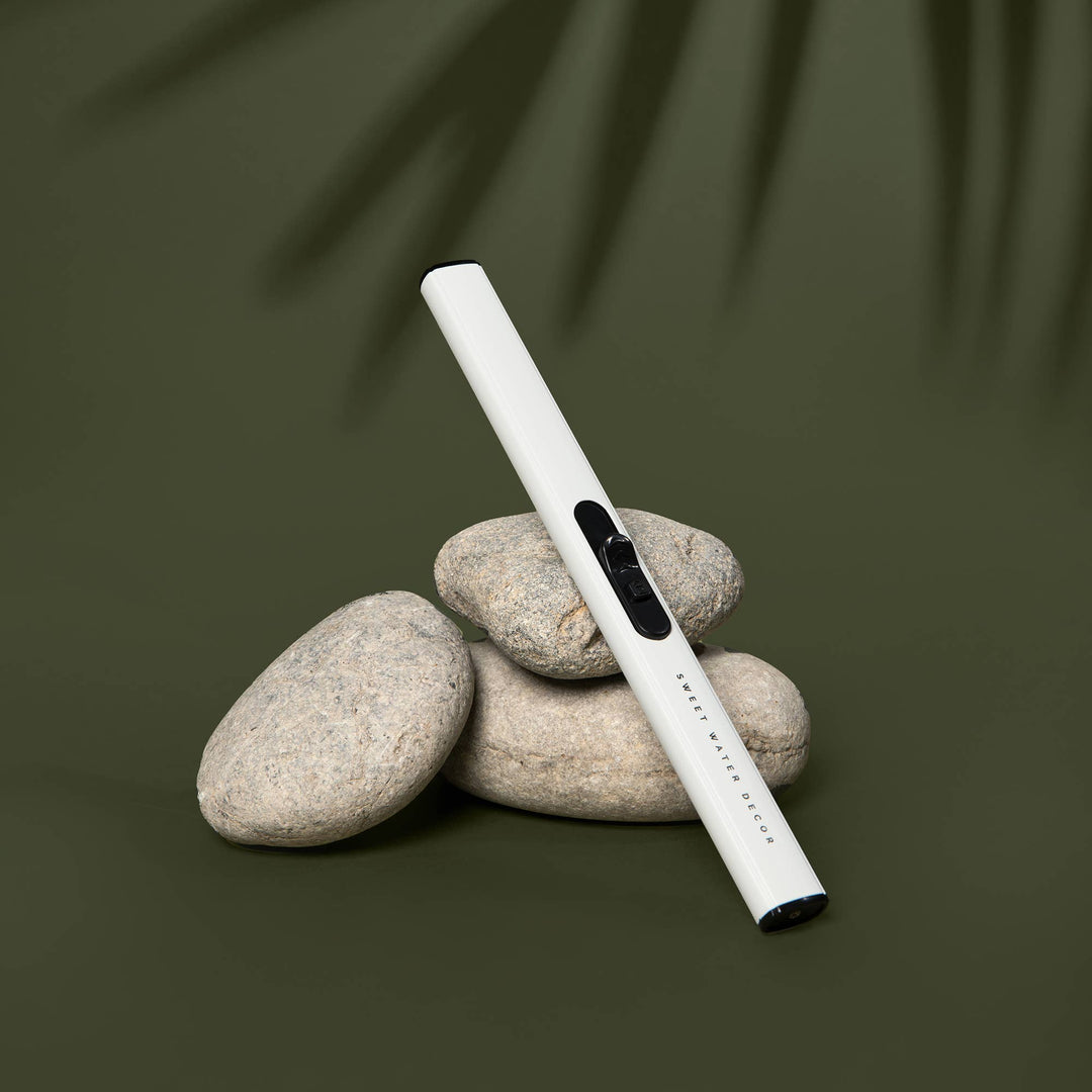 White Rechargeable Electric Lighter - Home Decor &amp; Gifts - The Collective Park City