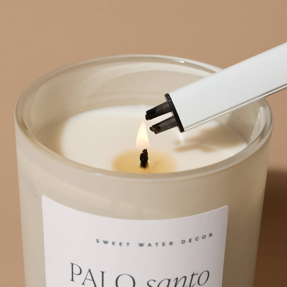 White Rechargeable Electric Lighter - Home Decor & Gifts - The Collective Park City