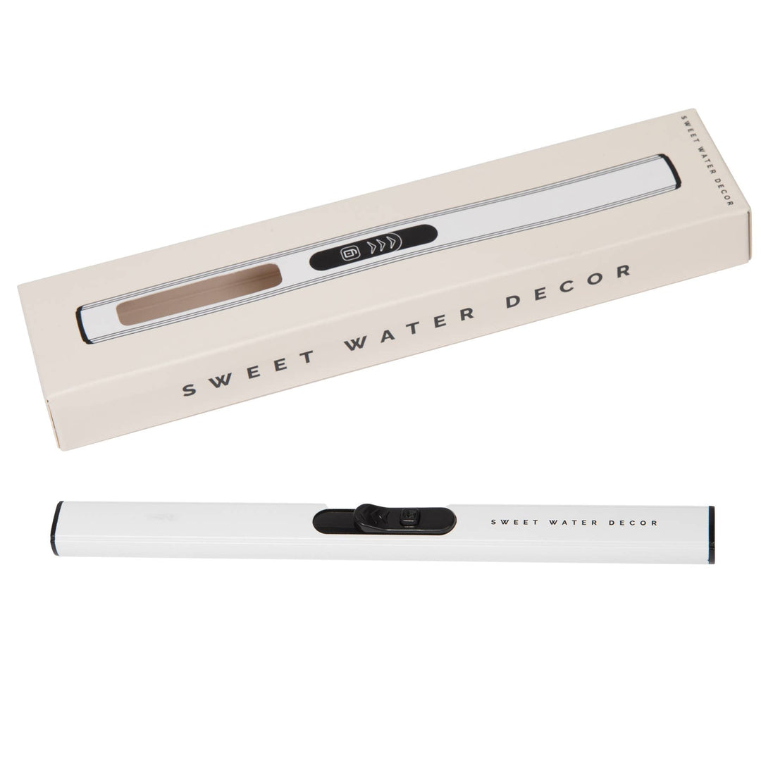 White Rechargeable Electric Lighter - Home Decor &amp; Gifts - The Collective Park City