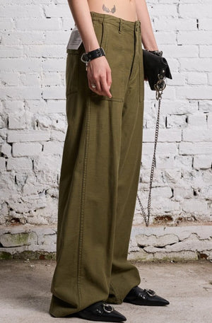 Wide Leg Utility Pant - The Collective Park City