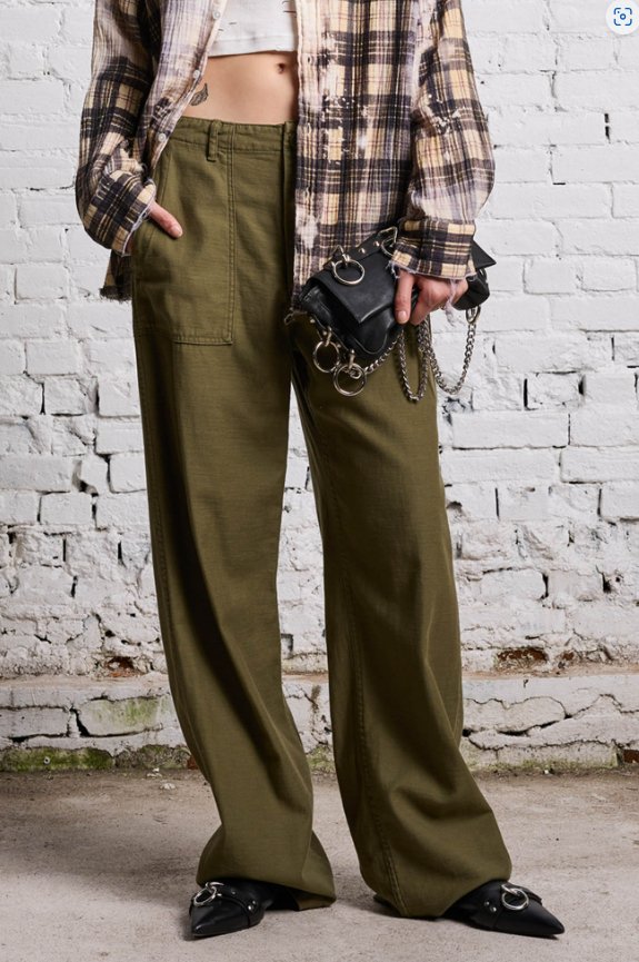 Wide Leg Utility Pant - The Collective Park City