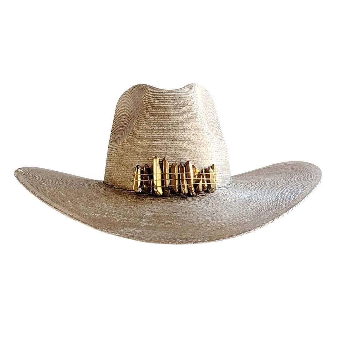 WILKINSON Women's Western Straw Hat : Burnt Straw / Medium - The Collective Park City