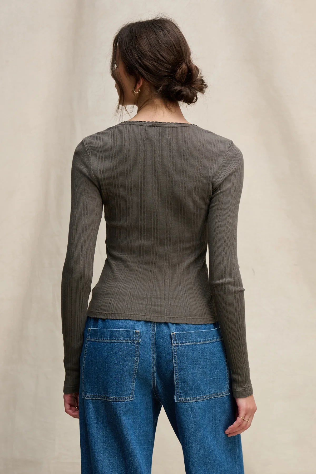 Winona Henley L/S Top - The Collective Park City