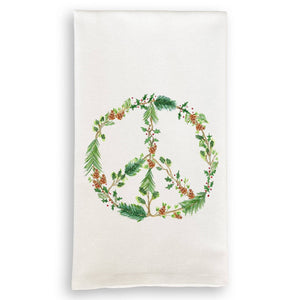 Winter Peace: White Guest Towel / - The Collective Park City