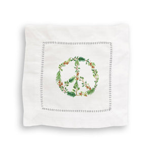 Winter Peace: White Guest Towel / - The Collective Park City