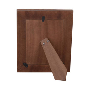 Wood Etched Leaf Inlay Vine Photo Frame - Brown, 5x7 in. - The Collective Park City