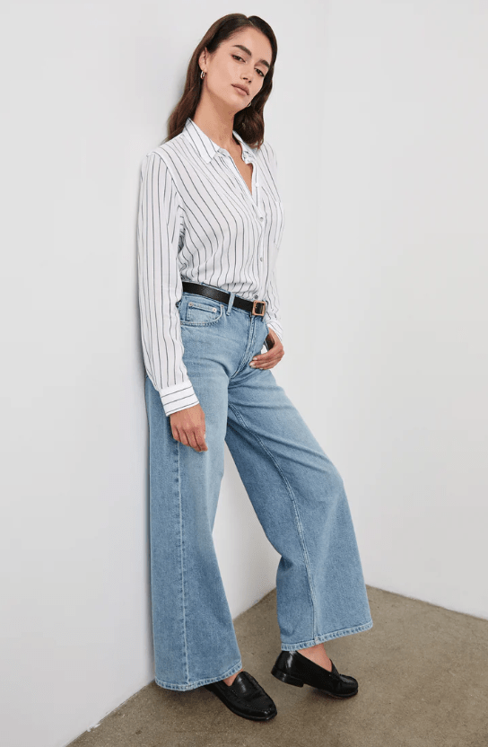 Wren Button Down Top - The Collective Park City