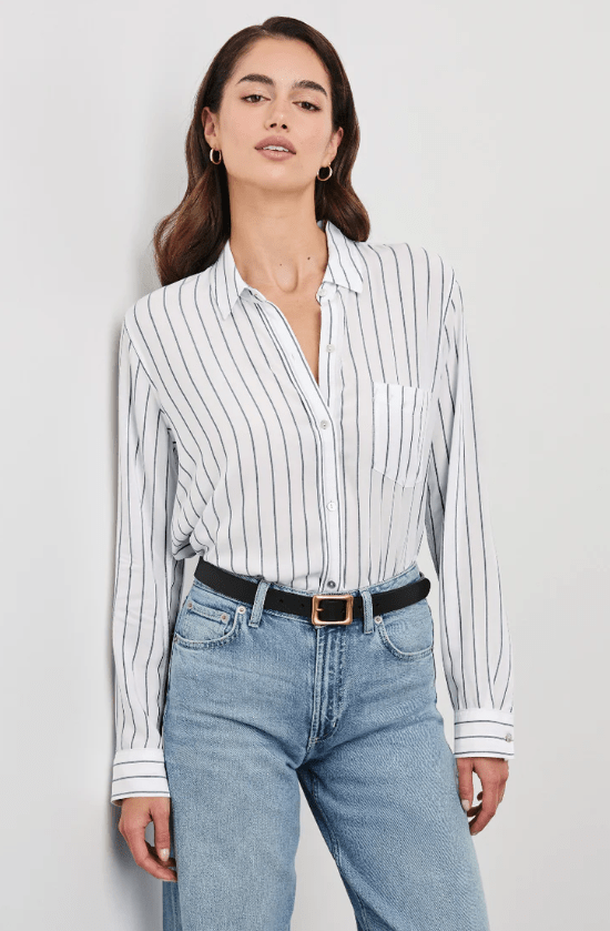 Wren Button Down Top - The Collective Park City