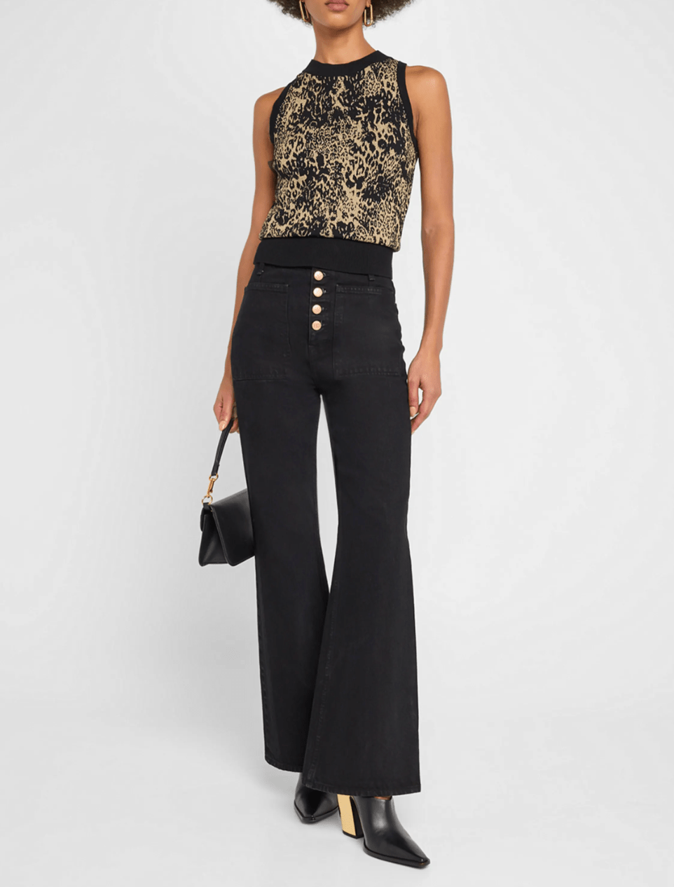 Yasmine Sleeveless Leopard Top - The Collective Park City