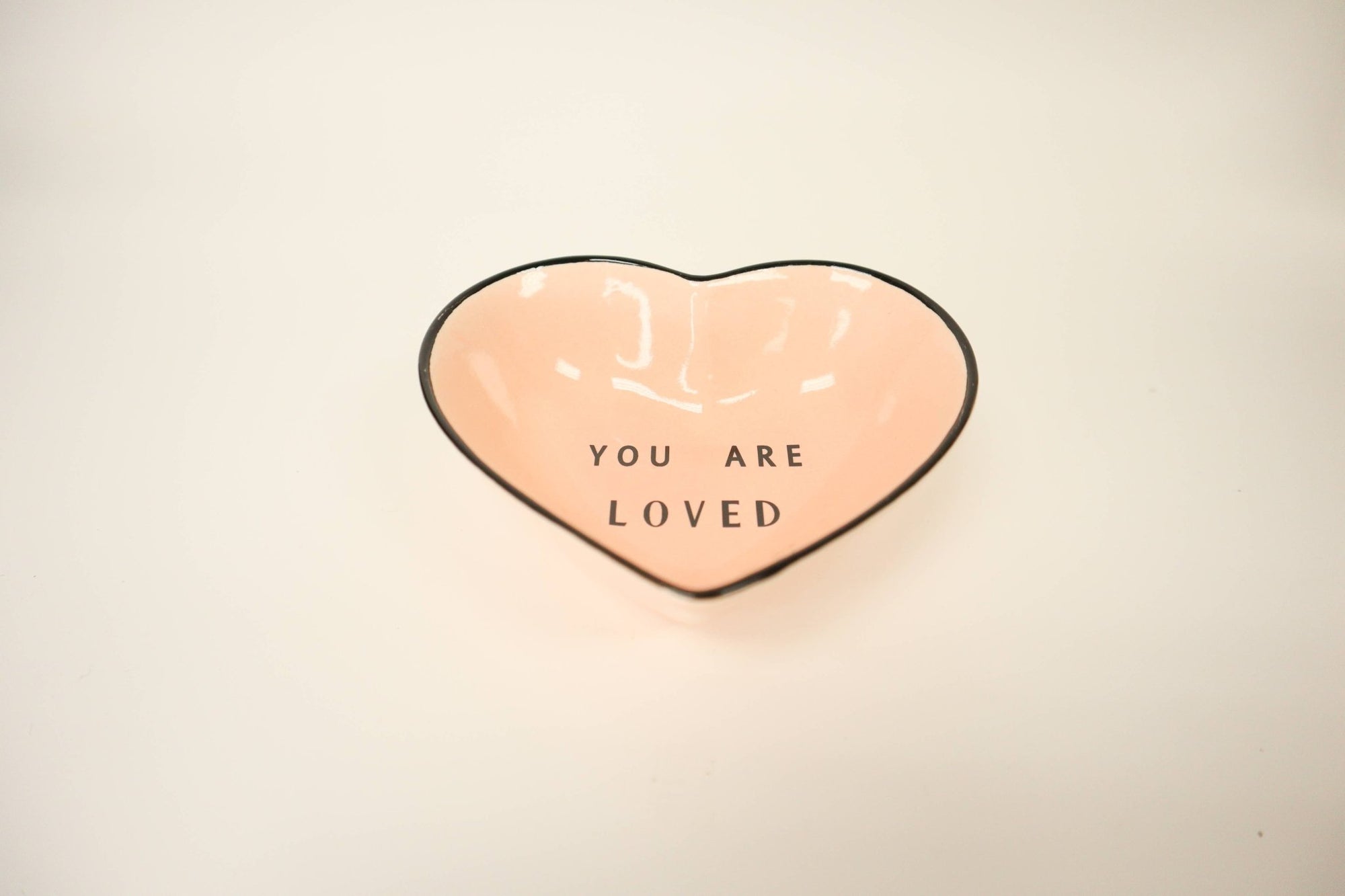 You Are Loved - Heart Shaped Trinket Bowl - The Collective Park City