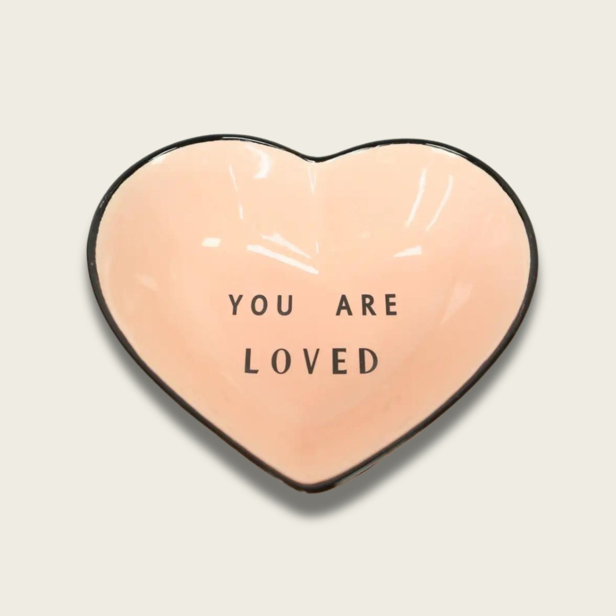 You Are Loved - Heart Shaped Trinket Bowl - The Collective Park City