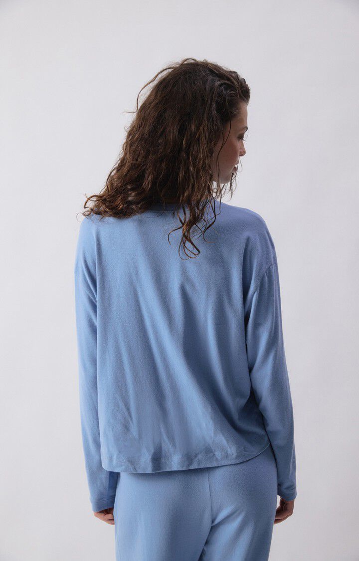 YPAWood Crewneck Long Sleeve Shirt - Melange Blue - The Collective Park City