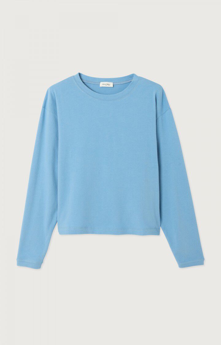 YPAWood Crewneck Long Sleeve Shirt - Melange Blue - The Collective Park City
