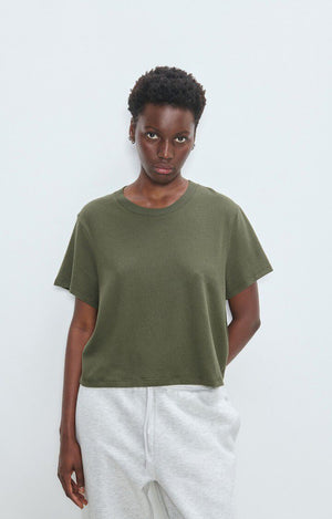 YPAwood Cropped T-Shirt - Bosque - The Collective Park City