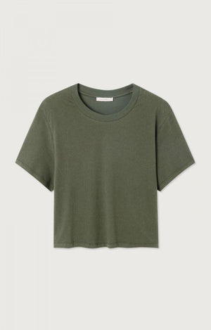 YPAwood Cropped T-Shirt - Bosque - The Collective Park City