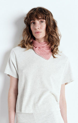 YPAwood Cropped T-Shirt - Gris - The Collective Park City