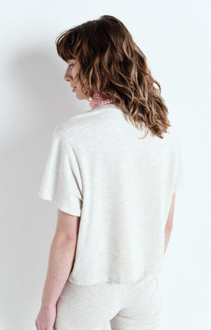YPAwood Cropped T-Shirt - Gris - The Collective Park City
