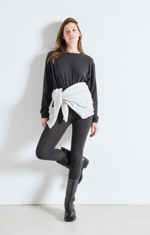 YPAwood Long Sleeve Shirt - Carbon - The Collective Park City