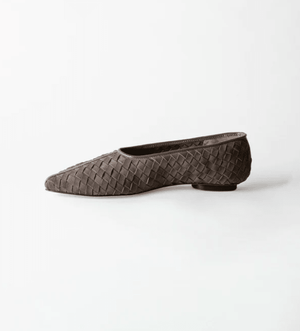 Zelda Woven Pointed Toe Flat - The Collective Park City
