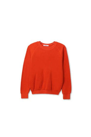 Ziggy Reverse Fleece Sweatshirt - Tomato - The Collective Park City