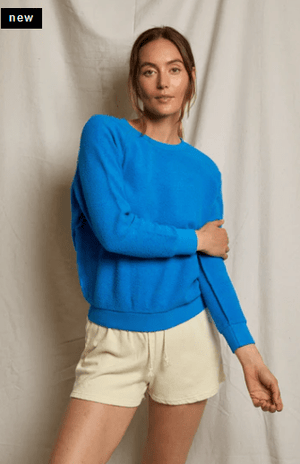 Ziggy Reversed Fleece Crew Neck Sweatshirt - The Collective Park City