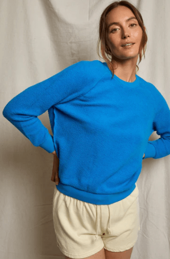 Ziggy Reversed Fleece Crew Neck Sweatshirt - The Collective Park City