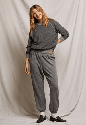 Ziggy Reversed Fleece Crew Sweatshirt - The Collective Park City